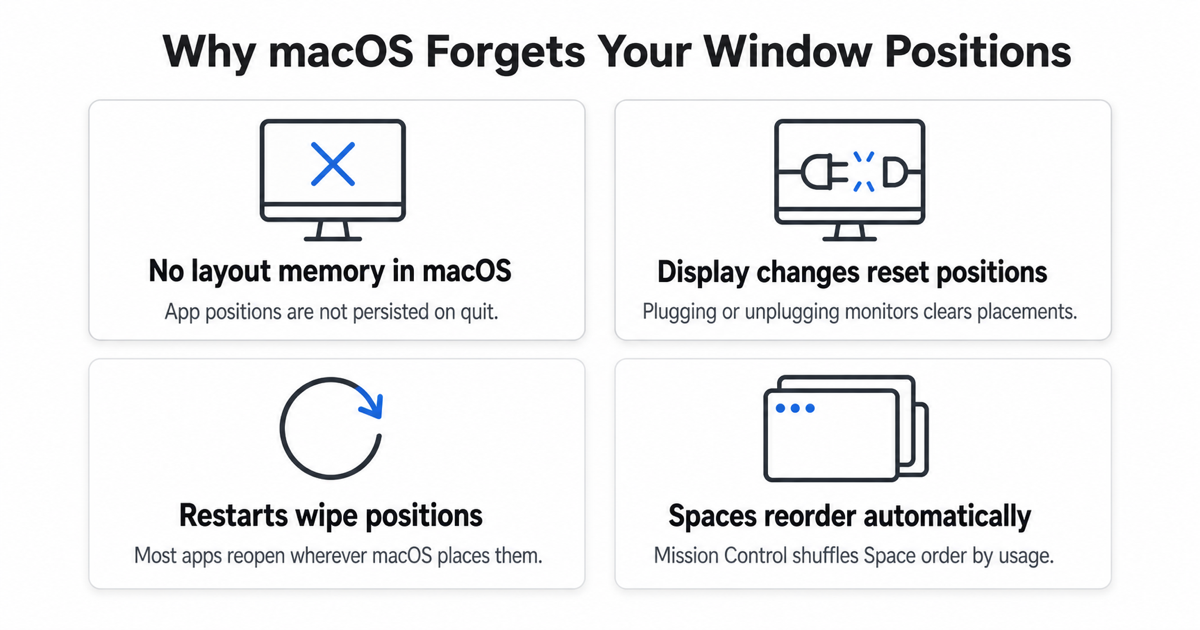 4 reasons why Mac forgets window positions